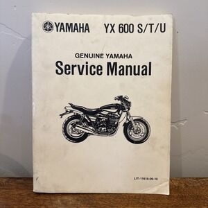 Genuine Yamaha YX 600 YX600 S/T/U OEM Service Manual LIT-11616-06-16 Bike‎